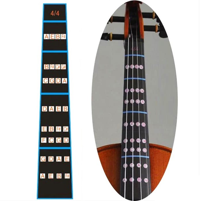 Jual Sticker Fingerboard Violin Finger Board Stiker Biola Jari Note SV ...