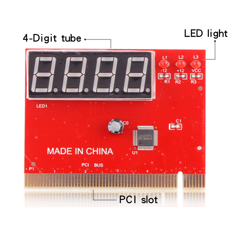 Jual 4-Digit Computer Motherboard PCI Debug Card Diagnostic Card LED ...