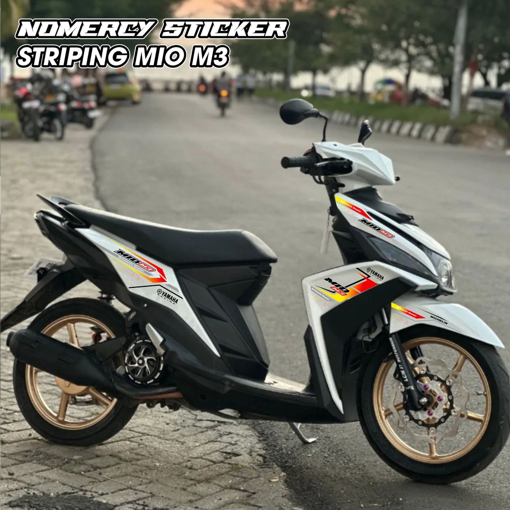 Jual Nomercy Sticker Striping Motr Mio M3 Motif Gcr 4 | Shopee Indonesia