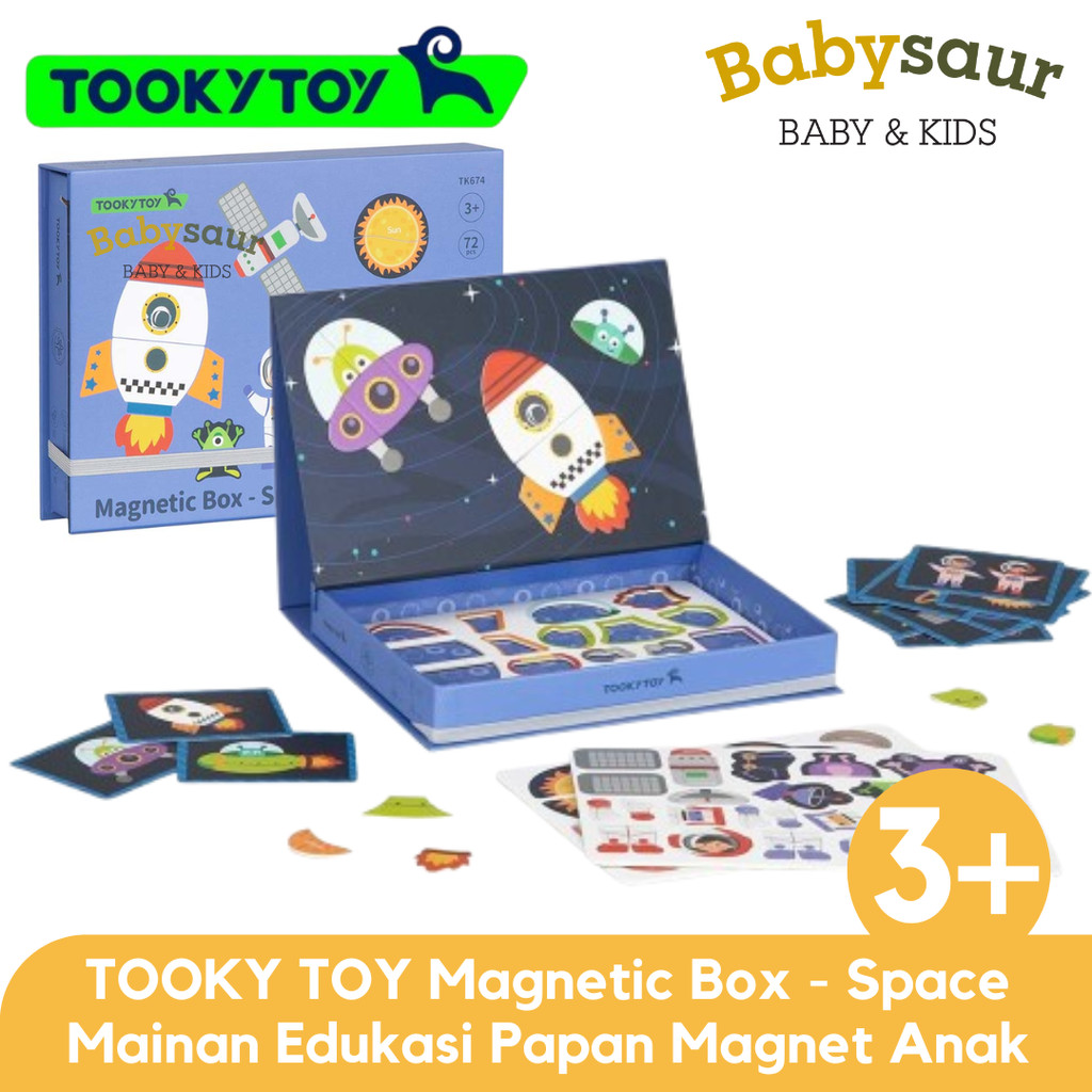 Jual TOOKY TOY Magnetic Box - Space Magnetic Toys Mainan Edukasi Papan ...