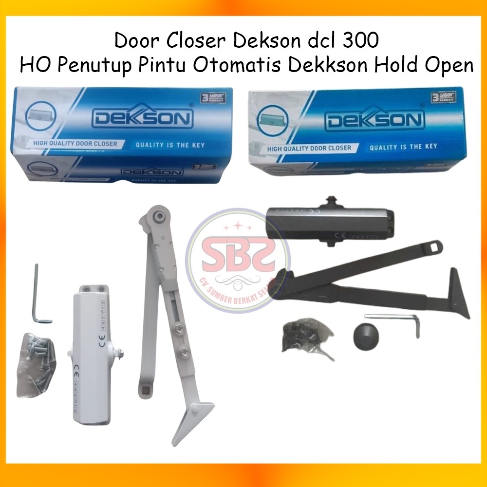 Jual Door Closer DKS HO Brown Door Closer DCL 300 HO Hold Open Dekkson ...