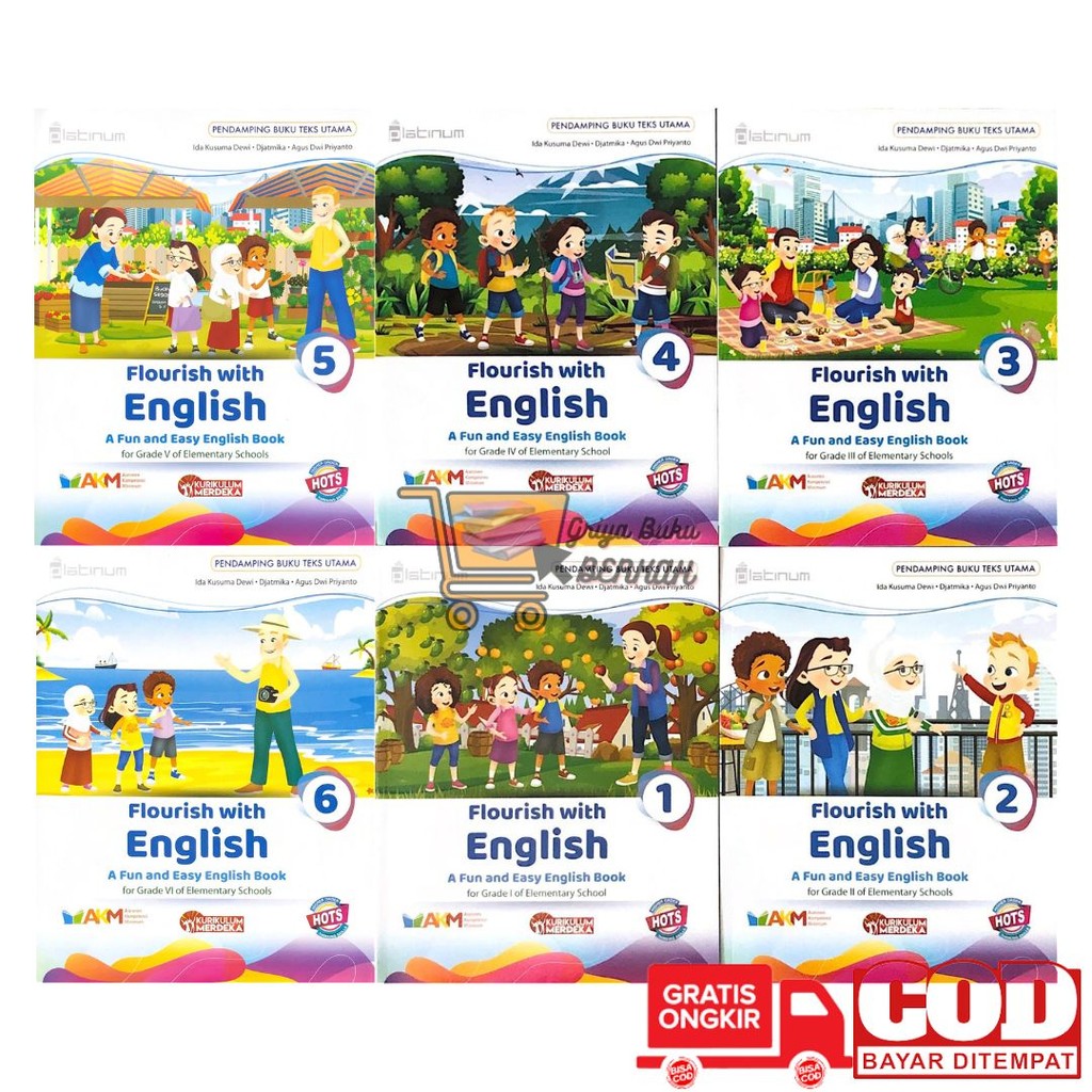 Jual Platinum Bahasa Inggris Kurikulum Merdeka Kelas 1 2 3 4 5 6 SD/MI ...