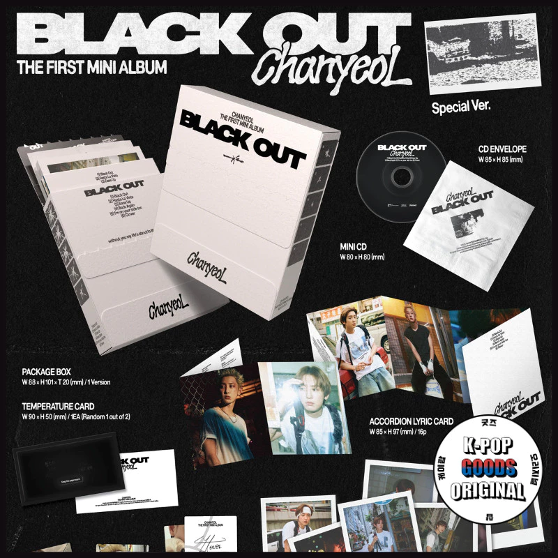 Mini Album CHANYEOL 'Black Out' Spesial dan POB Siap Stok