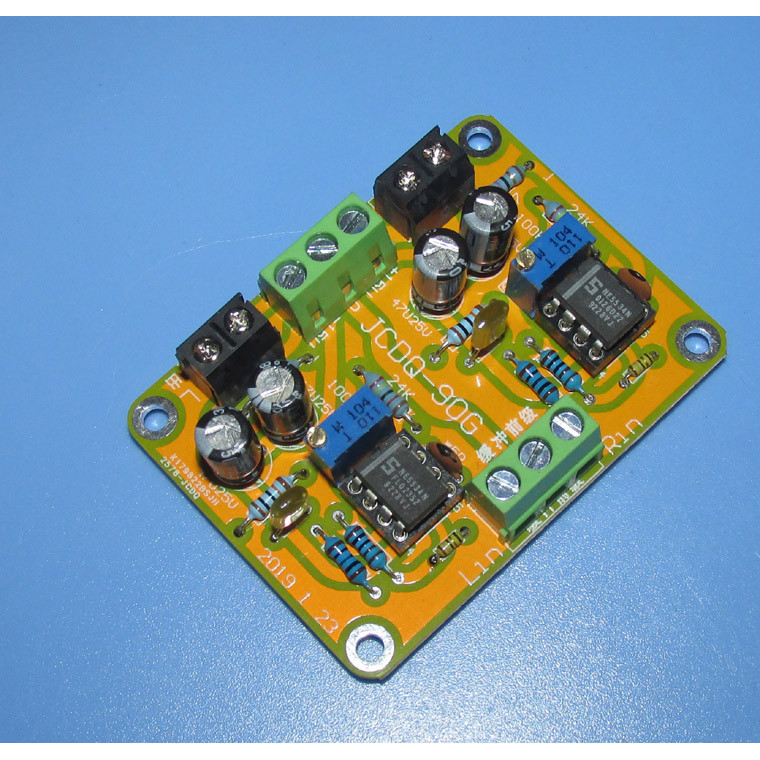 Jual HIFI NE5534 DC Buffer Stereo OP-AMP Preamplifier Preamp Board FOR ...