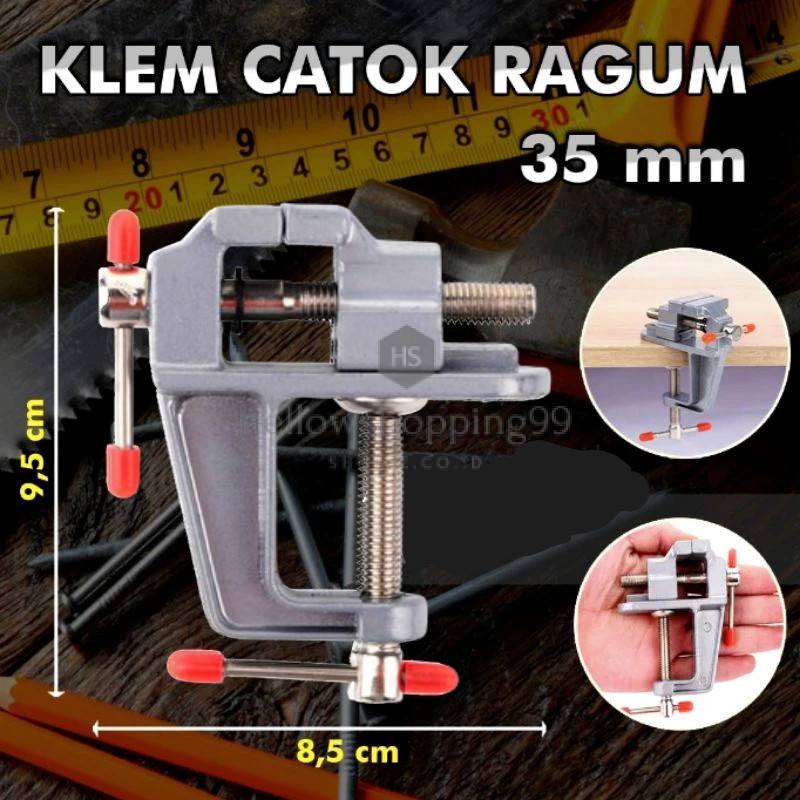 Jual ADZ-B104-Klem Catok Ragum / Catok Meja / Ragum Clamp Vise Bench ...
