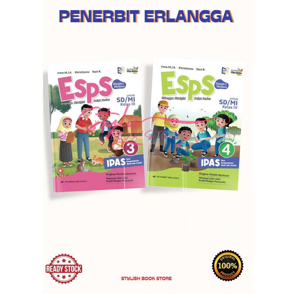 Jual BUKU PAKET ESPS IPAS SD/MI KELAS 1 2 3 4 5 6 Vol 1 dan Vol 2 ...