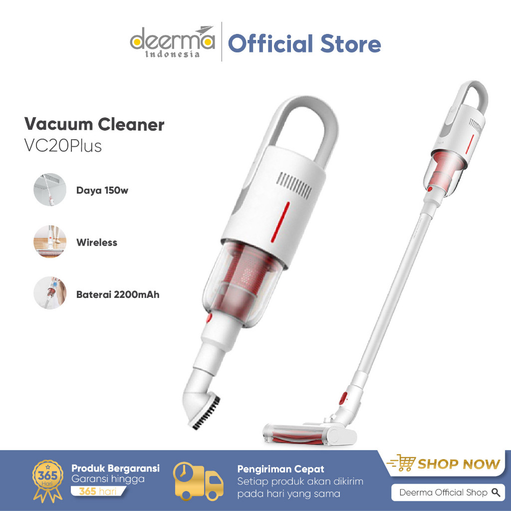 Jual Deerma VC20 Plus Cordless Vacuum Cleaner Portable Handheld ...