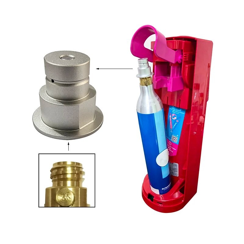 Kit di adattatore per bottiglia di Co2 esterna per il