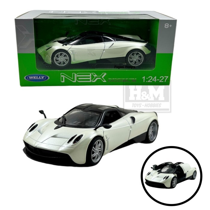 Jual Welly NEX 1:24 Pagani Huayra - Putih | Shopee Indonesia