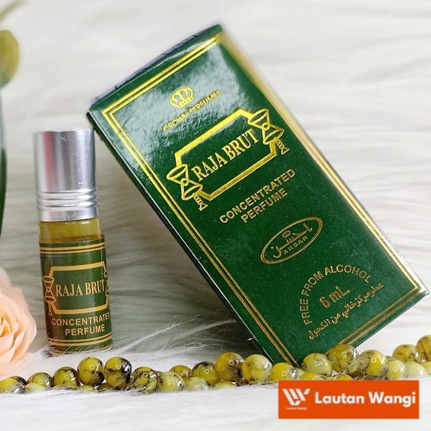 Jual LAUTAN WANGI PARFUM RAJA BRUT 6ML ARROHMAN ROLL ON NON ALKOHOL ...