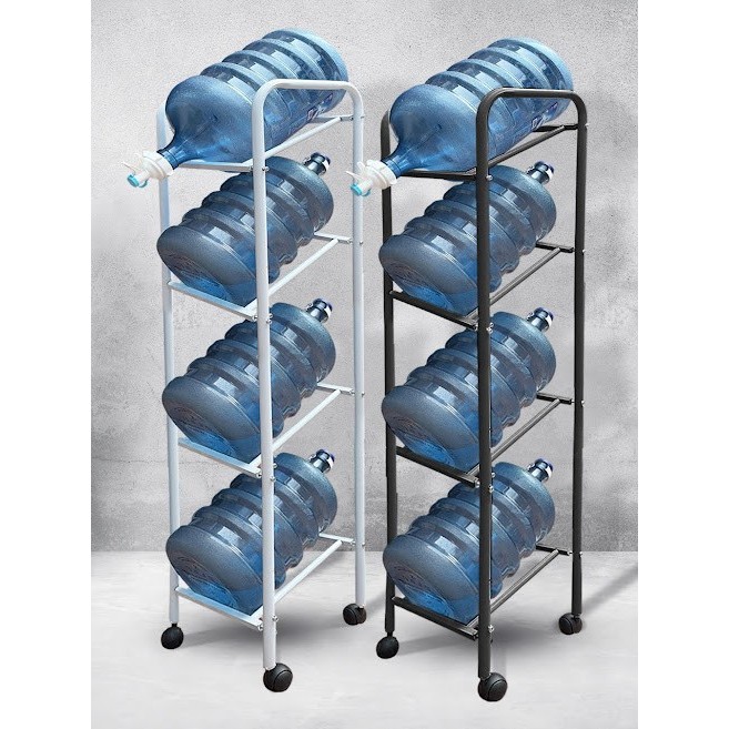 Jual D.LTA - PASTI READY Rak Galon Susun 4 Tingkat Besi Pakai Roda ...