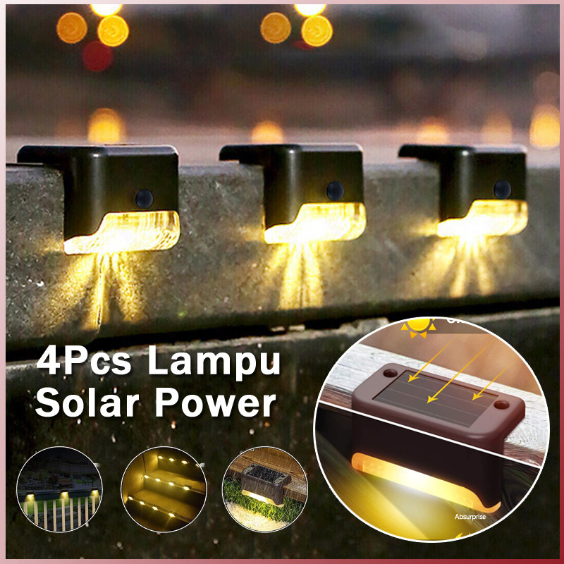 Jual LED Solar Lamp Hias Taman Tangga Sudut Jalan Atap Tenaga Surya ...