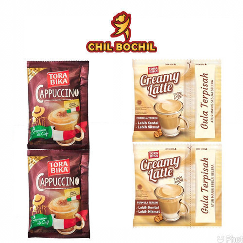 Jual TORABIKA CAPPUCINO TORABIKA CREAMY LATTE RENCENG ISI 10 SACHET X ...
