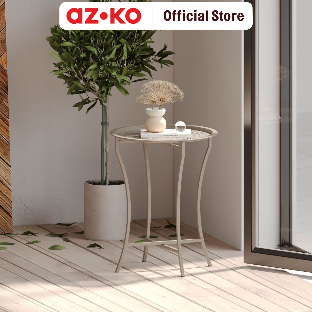 Jual AZKO Soleil Luna Meja Sisi Tray End Table Meja Kecil Aesthetic ...