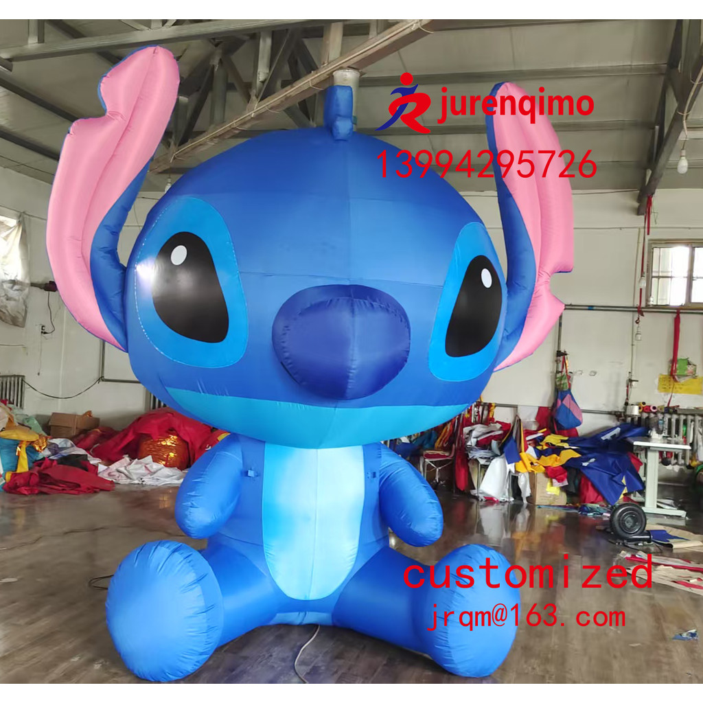Jual Disney Stitch inflatable model, cartoon character, anime figure ...
