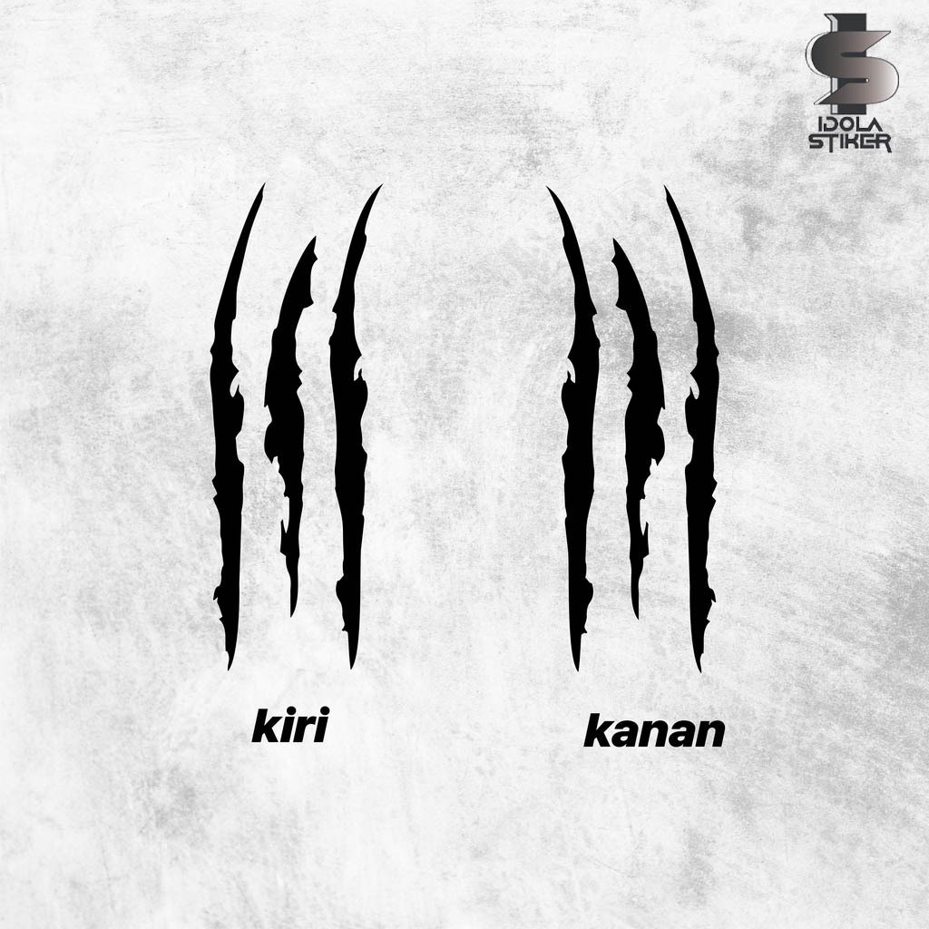 Jual Sticker Cakar Cutting Stiker Monster Stiker Racing Sepeda Motor ...