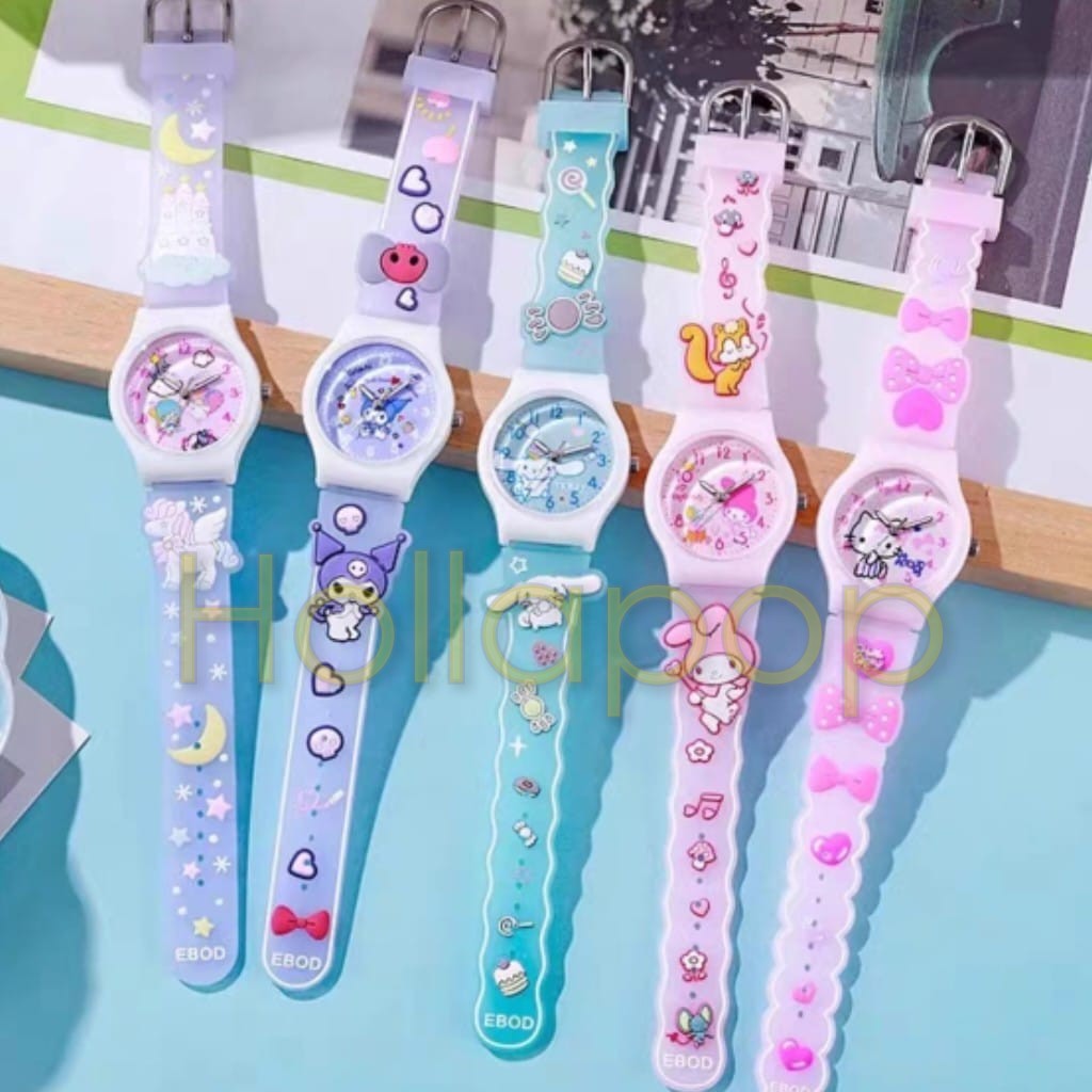 Jual HOP Jam Tangan Anak Perempuan Motif Karakter Lucu Anak Cartoon ...
