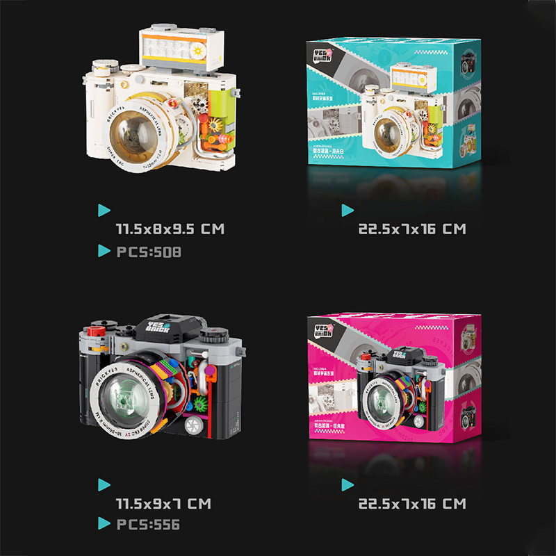Jual Mainan Brick Block Camera NANO BLOCKS RETRO KREATIF RETRO SIMULASI ...