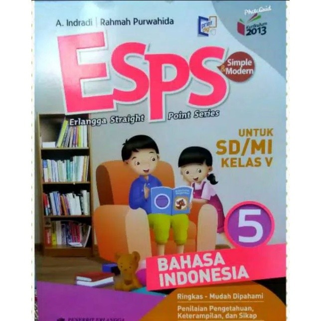 Jual BUKU ESPS BAHASA INDONESIA KELAS 5 SD | Shopee Indonesia