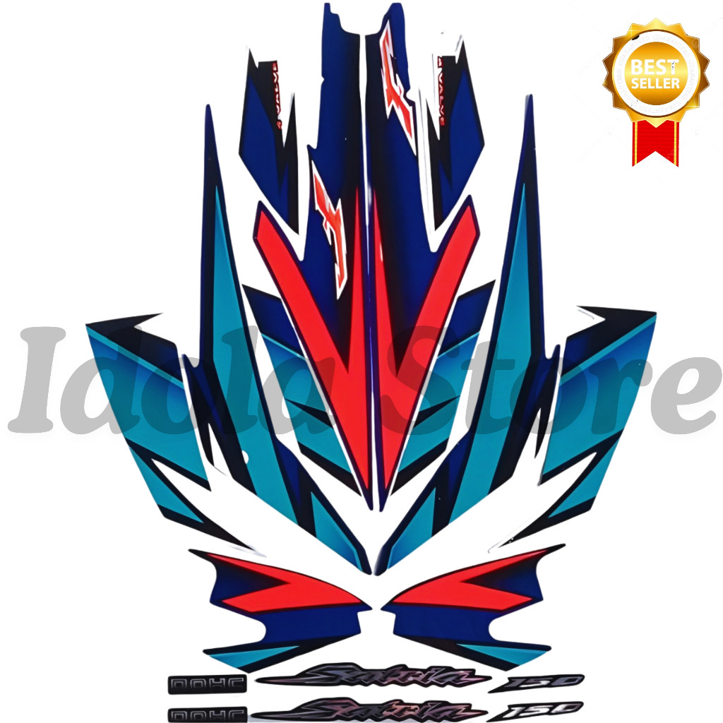 Jual Stiker Sticker Striping Satria F150 2007 All Warna | Stiker Motor ...