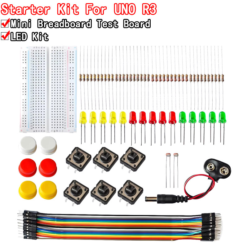 Jual Smart Electronics Starter Kit For arduino uno r3 mini Breadboard ...