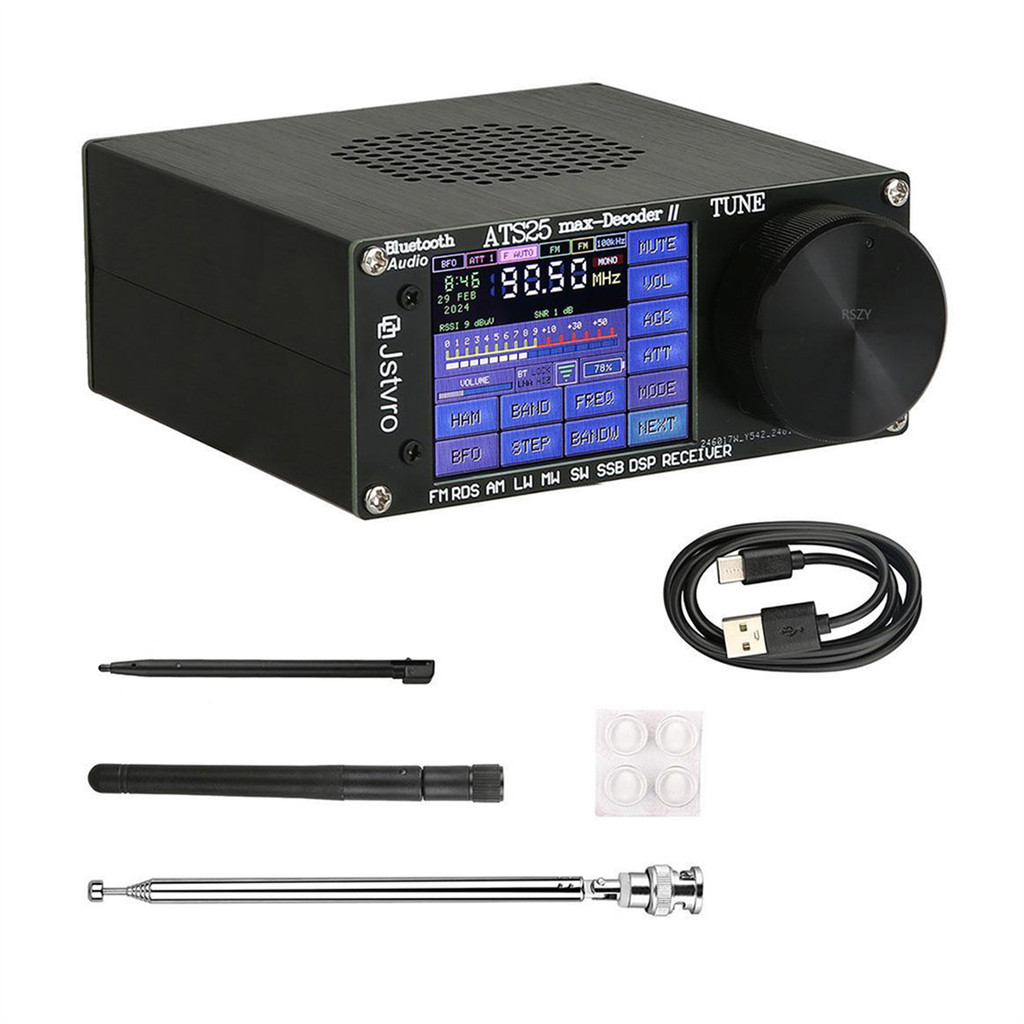 Jual ATS25 Max Decoder Ⅱ Full Radio DSP FM LW MW SW SSB Receiver 2.4 ...