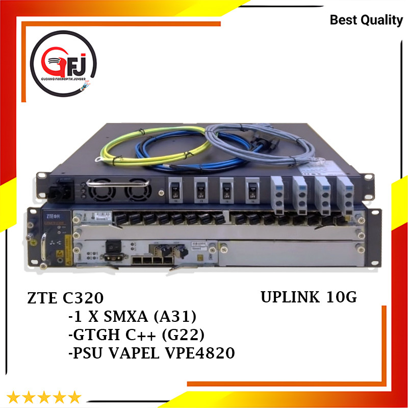 Jual ZTE C320 SMXA A31 + GTGH 16 PORT C++ G22 + PSU VAPEL | Shopee ...