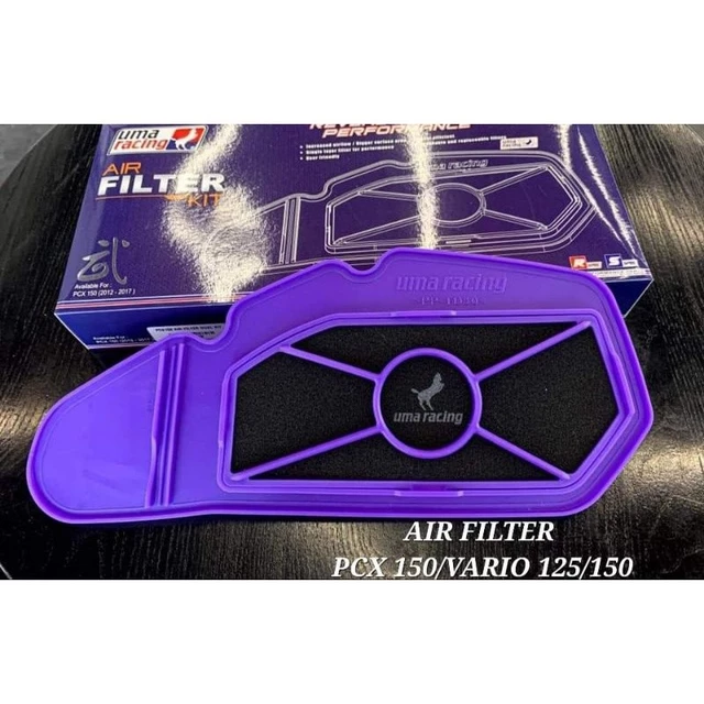 FILTER UDARA UMA RACING VARIO 125 OLD VARIO 125 NEW VARIO 150 OLD VARIO 150 NEW BEAT NEW BEAT FI PCX 125 PCX 150 THAILAND 2012-2017 VARIO 160 PCX 160 ADV 160 SONIC 150 SUPRA GTR 150