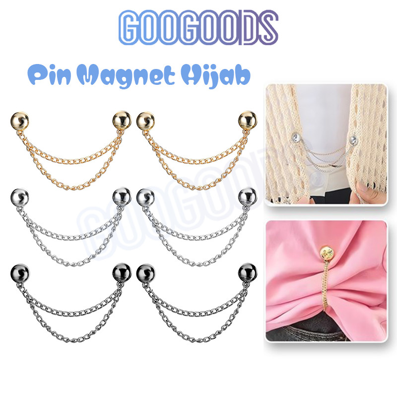 Jual GG Pin Magnet Hijab /Pin Hijab Magnet Magnetic/ Pin Peniti Magnet ...