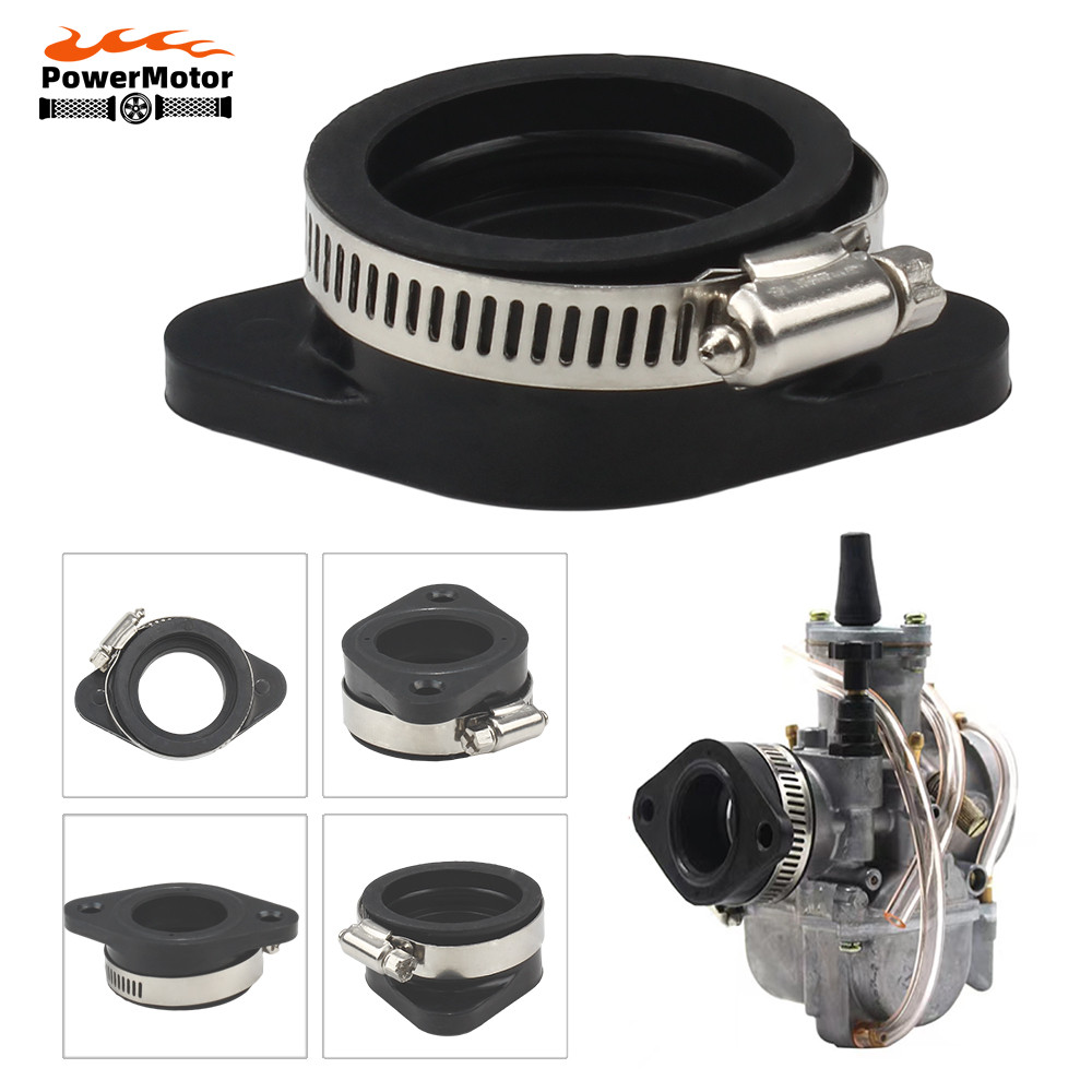 Jual Motocross Carburetor Adapter Inlet Interface Rubber Pipe Mat 28 ...