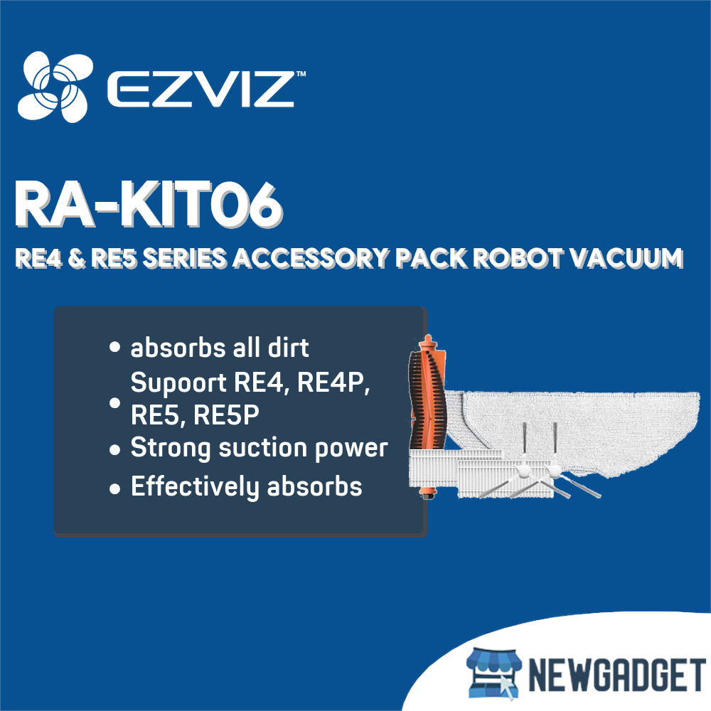 Jual EZVIZ RA-KIT06 RE4 & RE5 SERIES ACCESSORY PACK ROBOT VACUUM ...