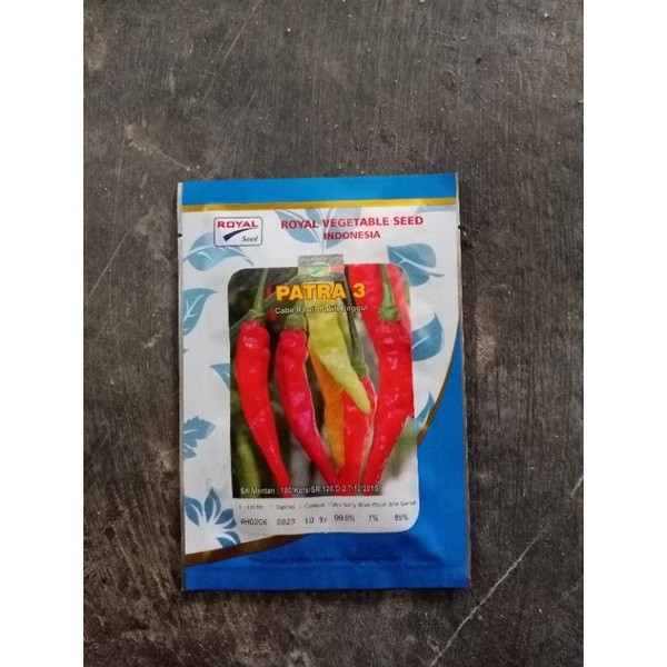 Bibit Cabai Rawit putih Patra 3, 10gram