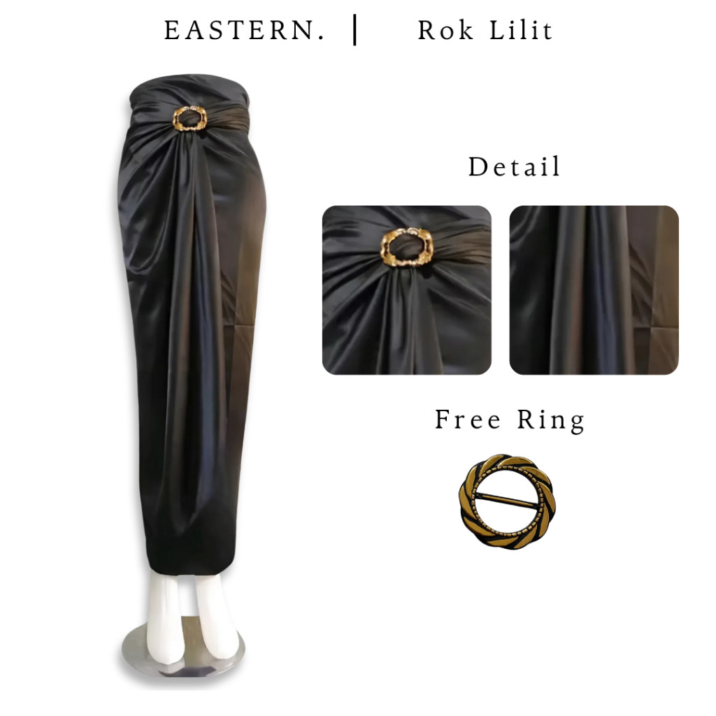 Jual EASTERN. - Rok Lilit Polos Bawahan Kebaya Modern Bahan Satin Silk ...