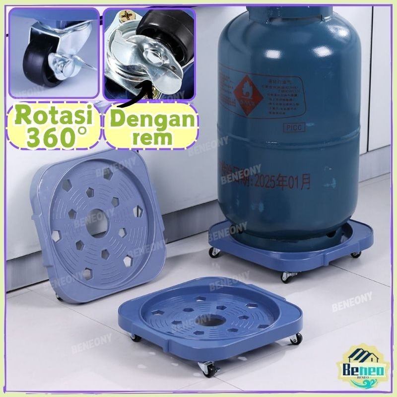 Jual 360°putar Tabung Gas Rak Dorong Alas Rak Tabung Gas Alas Tatakan ...