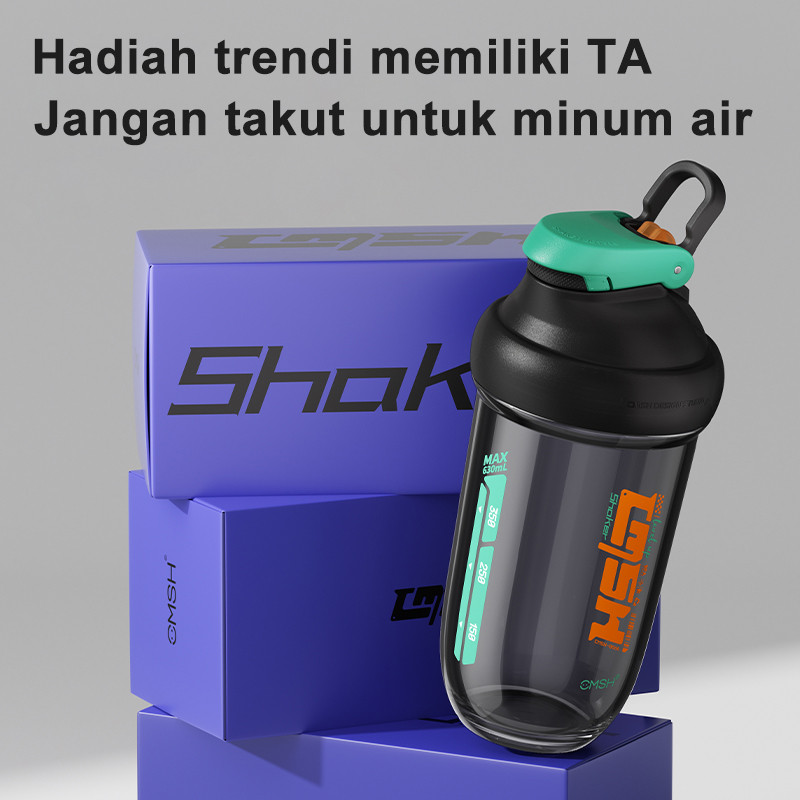 Jual CMSH Shaker Cup Botol Gym Protein Shake Ketel Olahraga 630ml ...