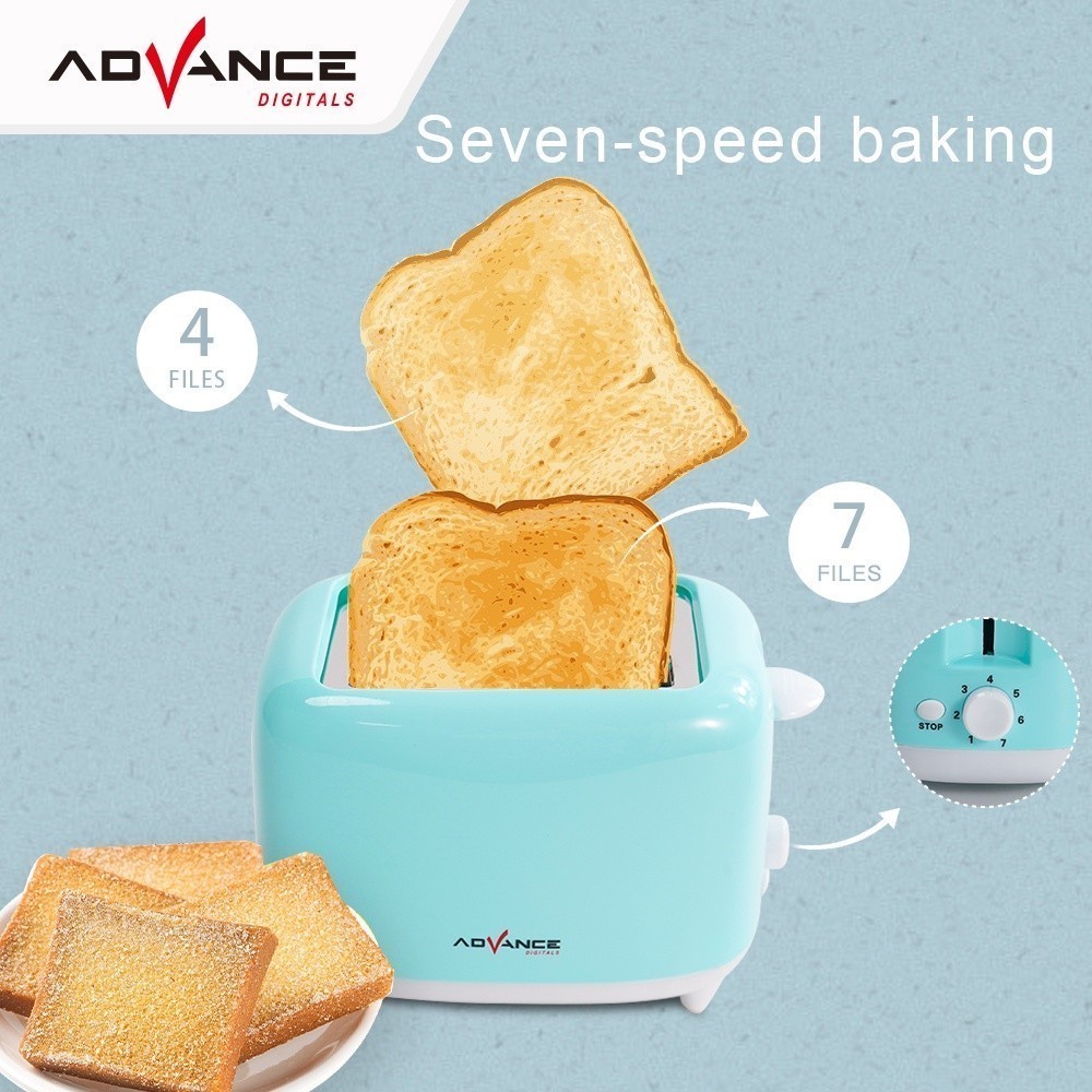 Jual Advance Pemanggang Roti Toaster Sandwich Otomatis Pop-up TOS-T8866 ...