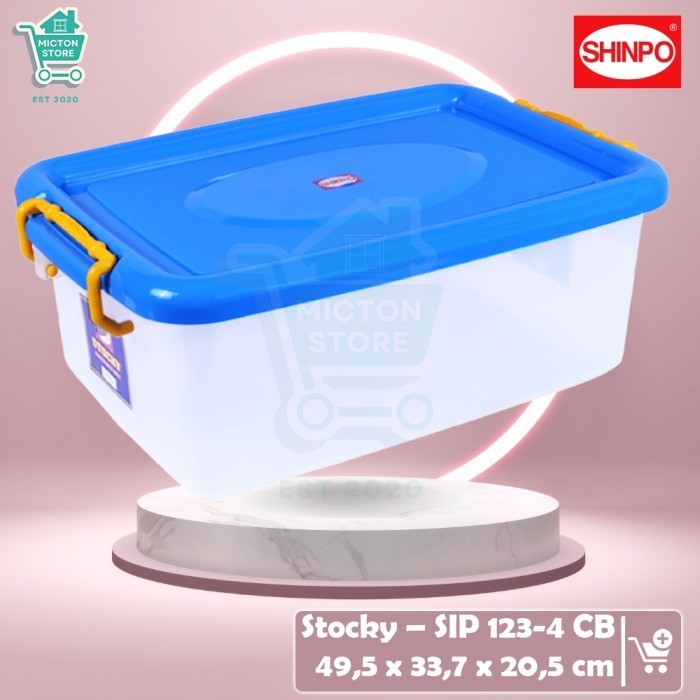 Jual HOMTON Shinpo SIP 123-4 STOCKY Container Box 21 L Container Mini ...