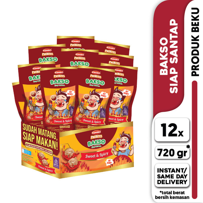 Jual KIMBO Probites Bakso Sweet & Spicy Inner Box | Shopee Indonesia