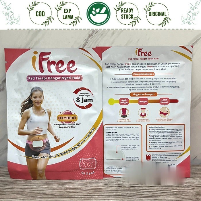 Jual IFREE CAP LANG 1 SACHET PEREDA NYERI HAID KOYO MENSTRUASI HAID