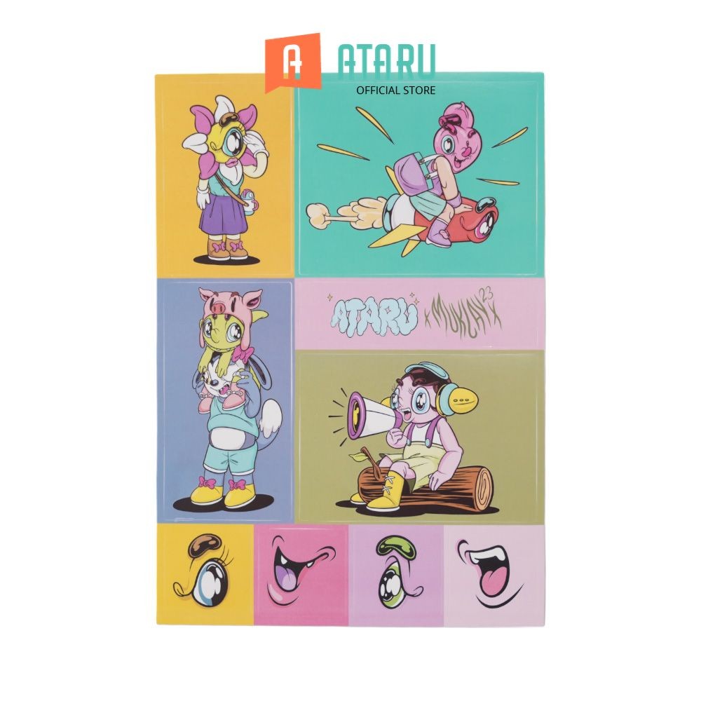 Jual Ataru Stiker Muklay Full Color Stiker Dekoratif Lucu Cute Stickers ...