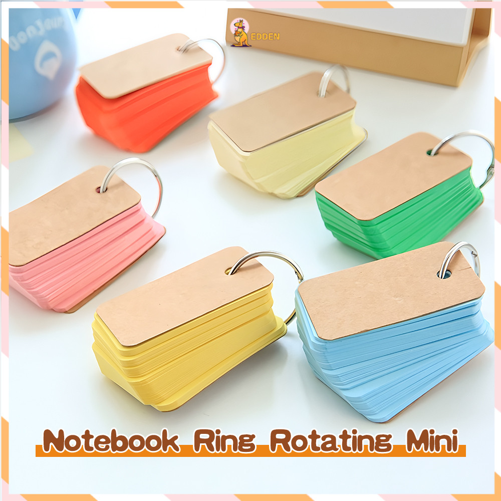Jual Edden Memopad Memo Notebook Ring Flash Card 50/100 Lembar | Shopee ...