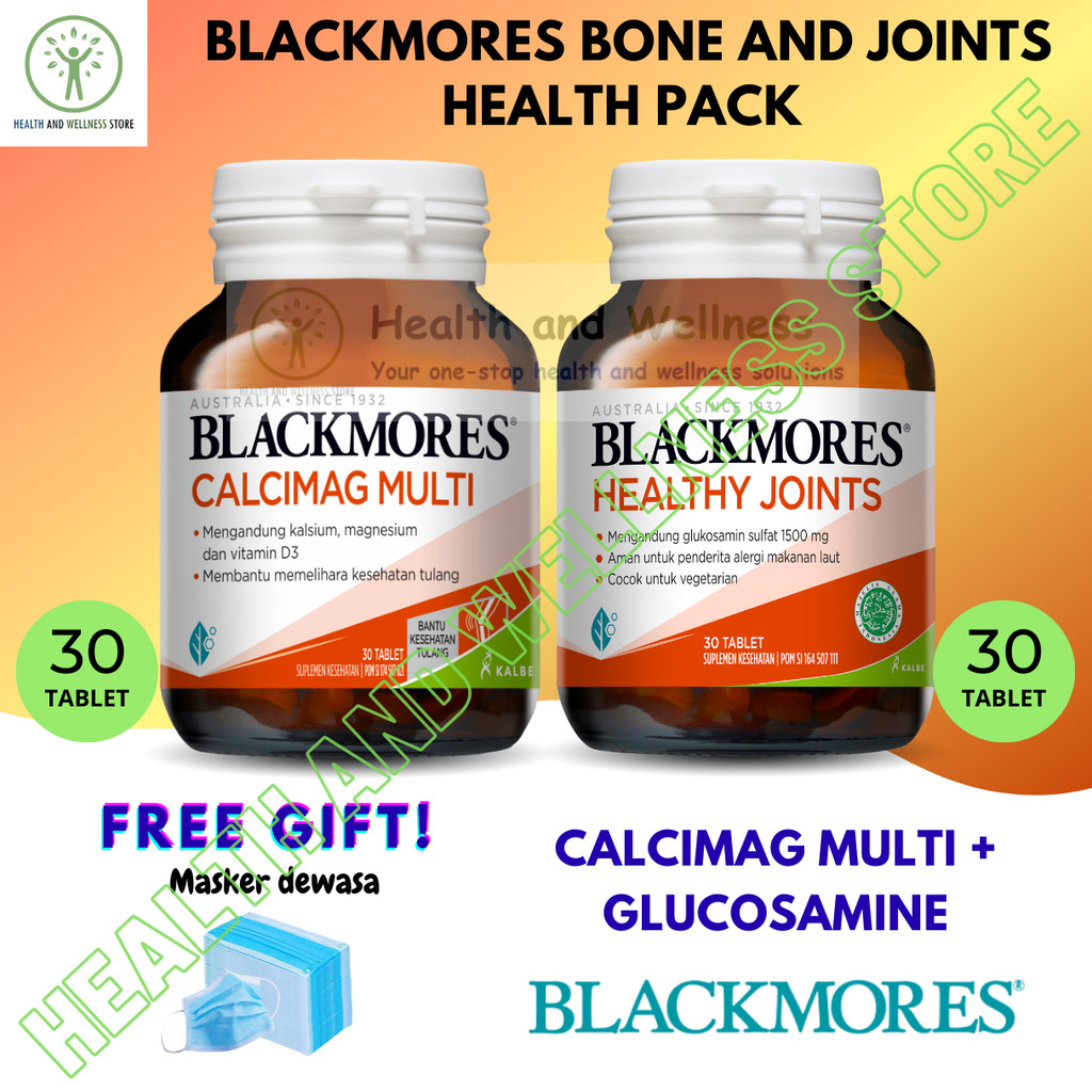 Jual Blackmores Calcimag Multi Glucosamine Sulfate 30S Paket | Shopee ...