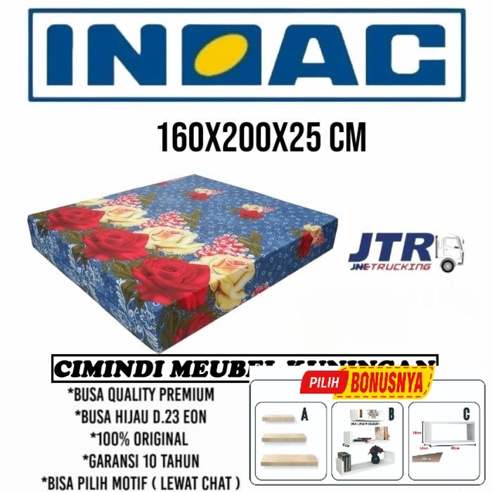 Jual kasur busa inoac original 160x200 tebal 25 cm garansi 10 tahun ...