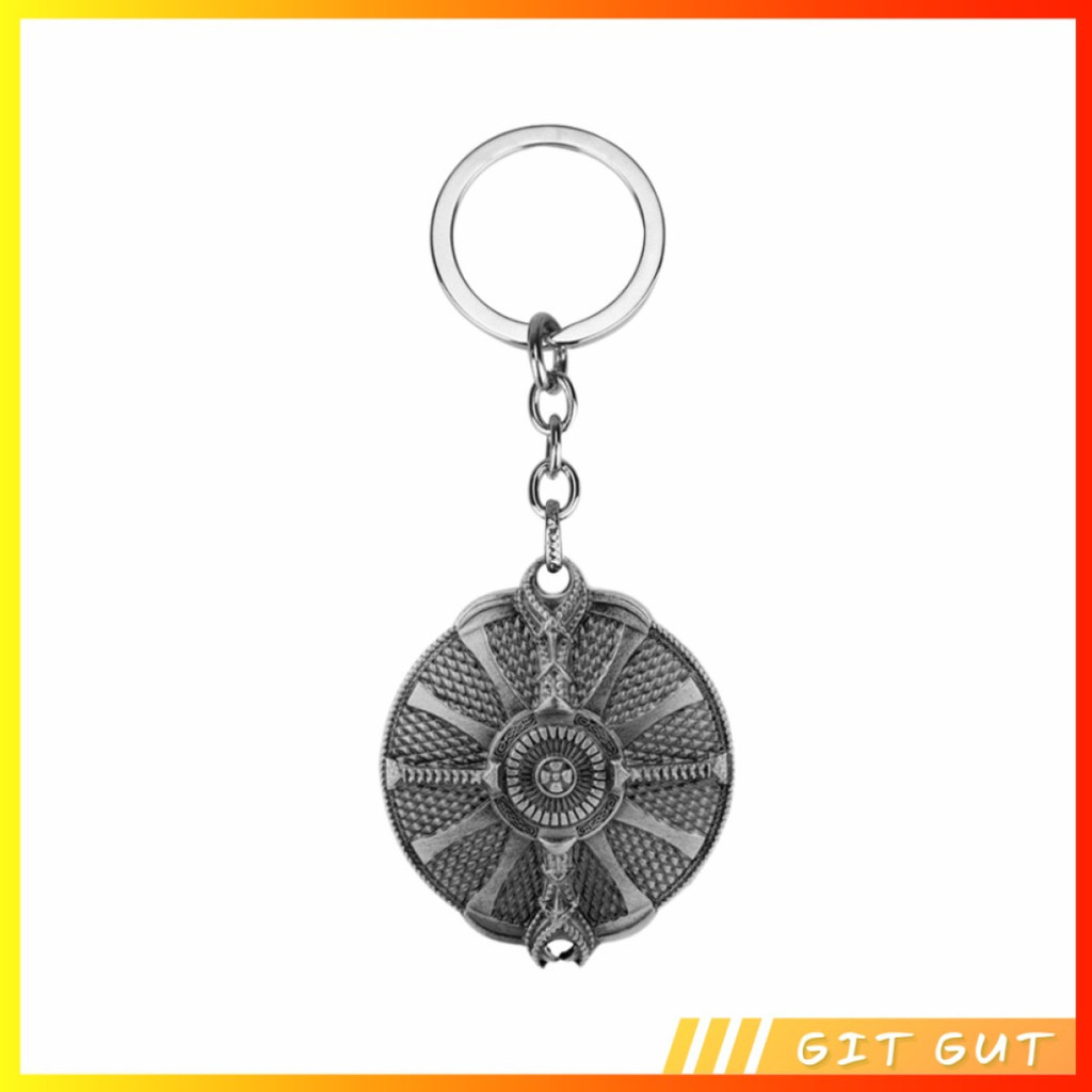 Keychain Gantungan Kunci God of war Kratos Guardian Shield