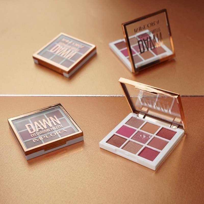 Jual IMPLORA Eyeshadow Palette Dawn | Merah Jingga Official | Shopee ...