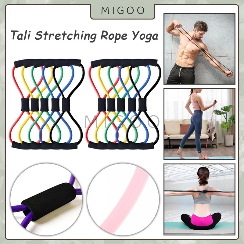 Jual Tali Stretching Rope Yoga Fitness Pilates Stretch Rope / Tali ...