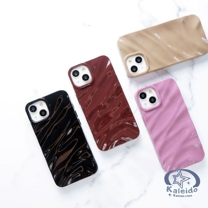 Jual 【Wave pattern shell】Kaleido.case new product! CASE iPhone 11 13 12 ...