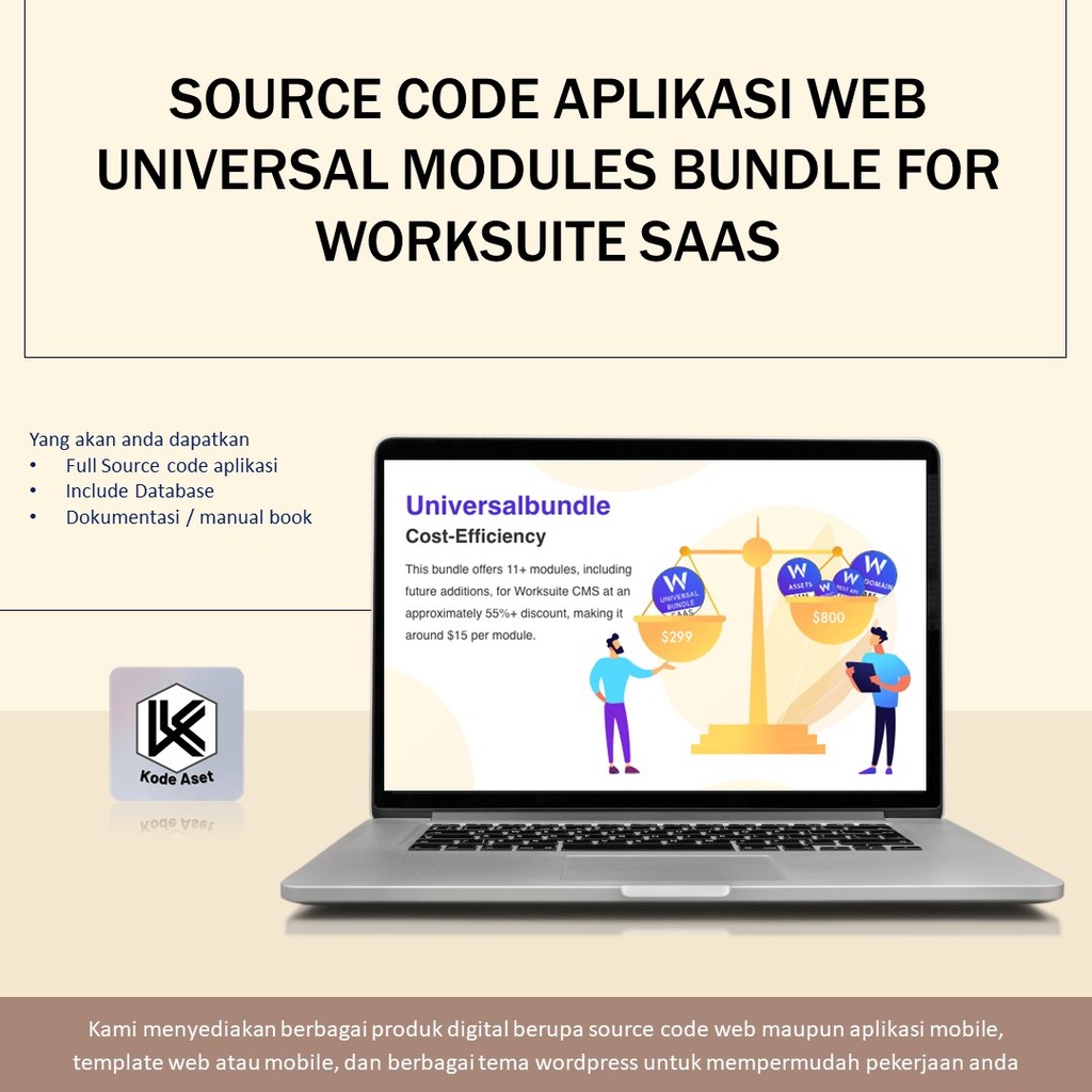 Jual SOURCE CODE APLIKASI WEB UNIVERSAL MODULES BUNDLE FOR WORKSUITE ...