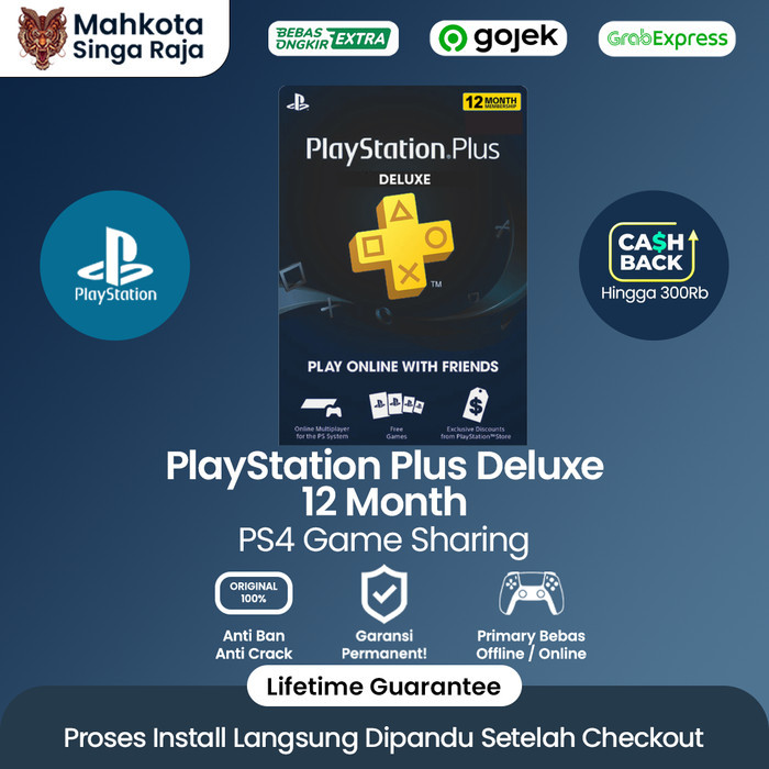 PS Plus Deluxe PlayStation Plus Deluxe Year PS4 Digital Sharing
