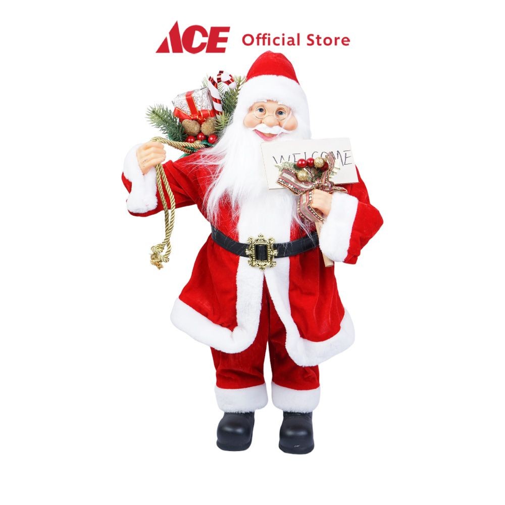 Jual Noelle Cm Miniatur Dekorasi Natal Christmas Santa Standing Welcome Xmas Decoration